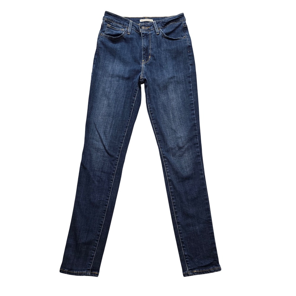 Levi's 721 High Rise Skinny Jeans Dark Wash Stretch W28 L30 Women